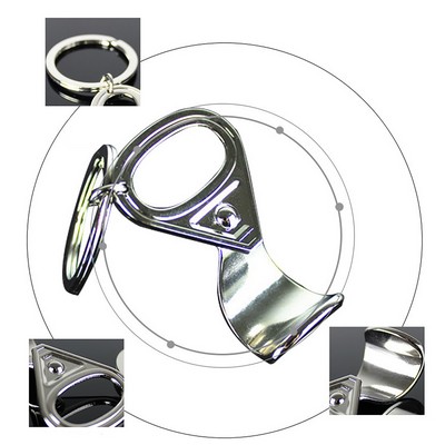 Cans Pull-Tab Shaped Bottle Opener Keychain