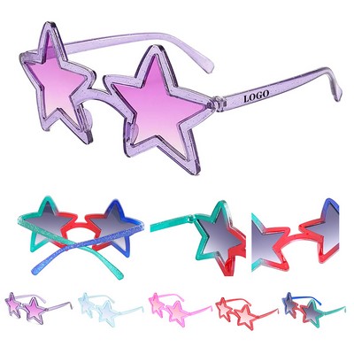Playful Star-Shaped Party Sunglasses