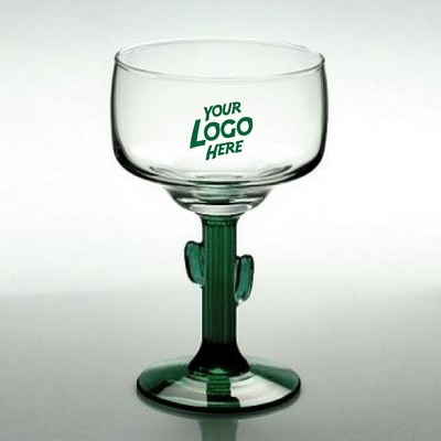 Libbey Cactus Etched Margarita Glasses 12 oz