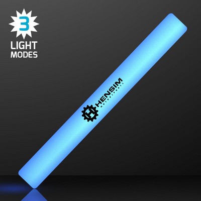 Blue Light Up Foam Sticks 16" Cheer Sticks - PRINTED