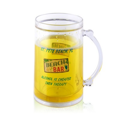Double Layer Large Volume Freezable Cooler Beer Mug