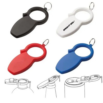 3-in-1 Flat Bottle Opener Keychain