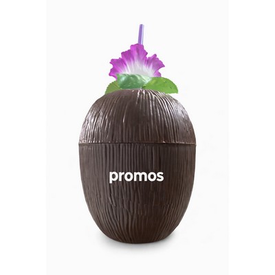 Coconut Cup With Straw