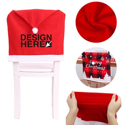 Santa Hat Chair Cover