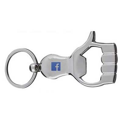Thumbs Up Bottle Opener Keychain