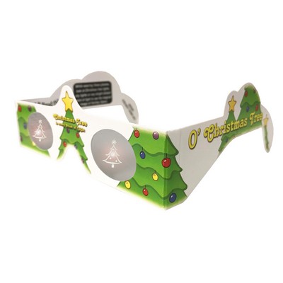 3D HoloSpex® Glasses, CHRISTMAS TREE, Holiday Specs - STOCK