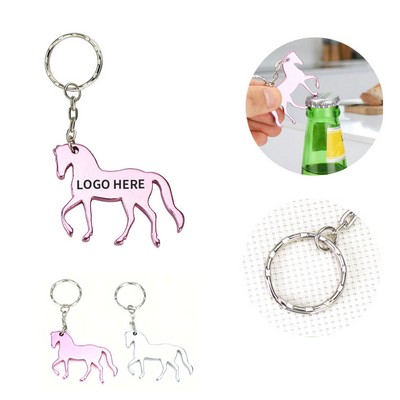 Equestrian Bottle Opener Keyring