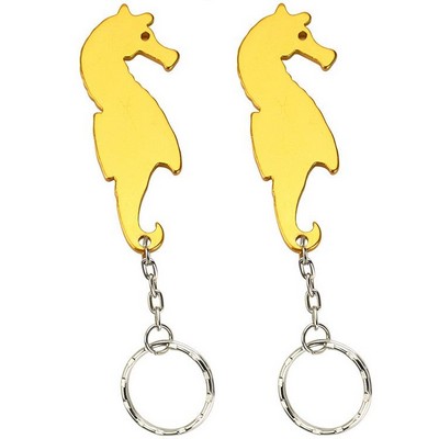 Sea Horse Shape Bottle Opener Keychain