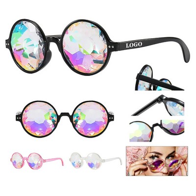 Kaleidoscope Rave Glasses with Rainbow Effects