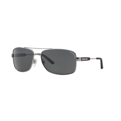 Burberry® Gunmetal Gray Sunglasses