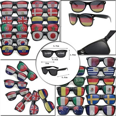 Custom Pinhole Retro Sunglasses