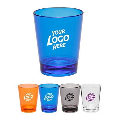 Translucent Plastic Shot Glasses 1.5 oz