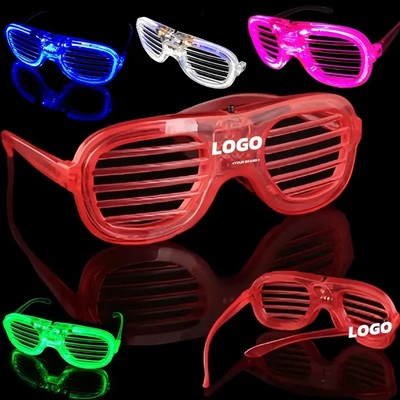 Light-Up Glow LED Slotted Luminous Glasses