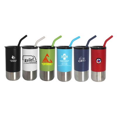 18oz Double Wall Tumbler With Plastic Liner