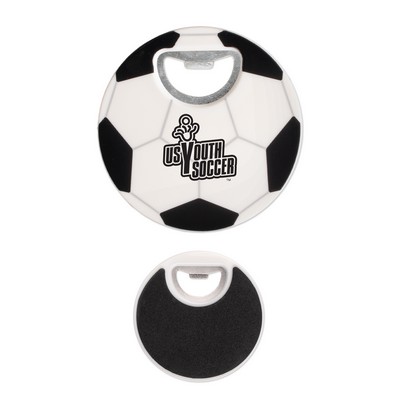 Soccer Coaster Bottle Opener