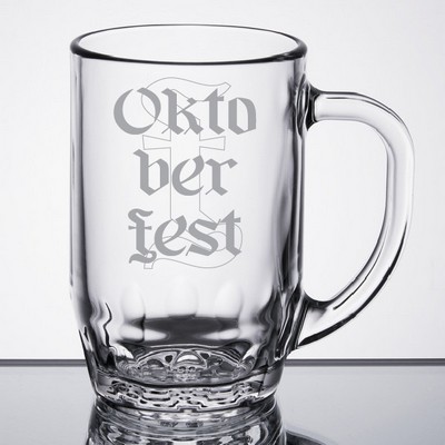 Laser Engraved Libbey® 5303 19.5 oz. Thumbprint Beer Mug