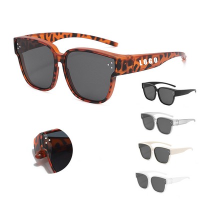 Retro Oval Frame Sunglasses