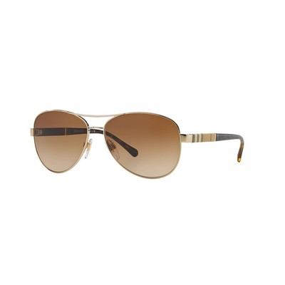 Burberry® Light Gold/Brown Sunglasses (59mmx135mm)