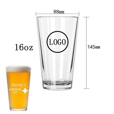 16oz Clear Pint Mixing Glass