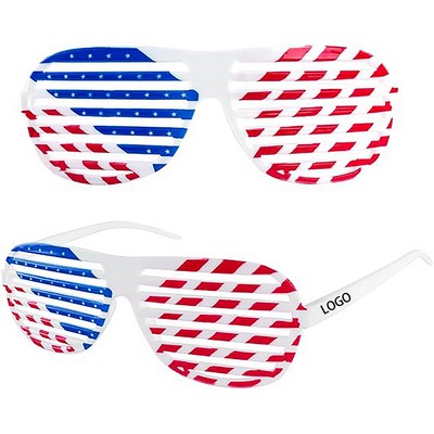 Flag Blinds Glasses
