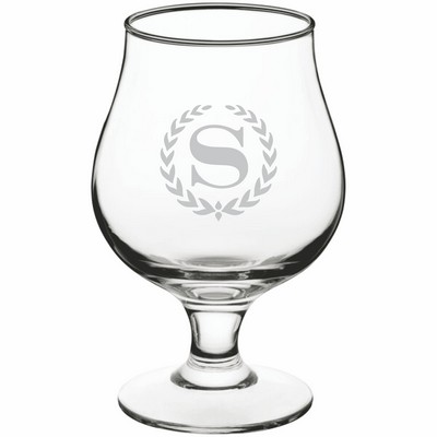 Laser Engraved Acopa Select 13 oz. Belgian Beer / Tulip Glass