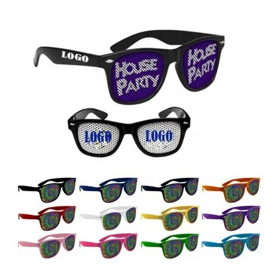 See Through Pinhole Sunglasses