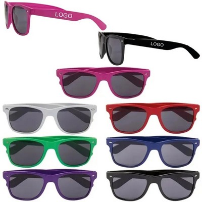Classical Solid Color Malibu Sunglasses