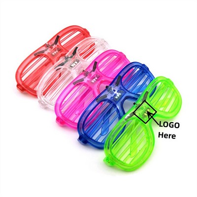 Light Up Shutter Shades Glow Stick Glasses