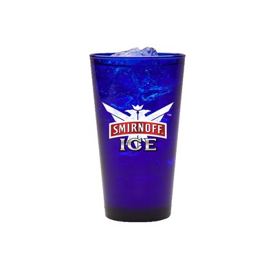 17 oz. Cobalt Pint Glass - USA, Full Color Digital